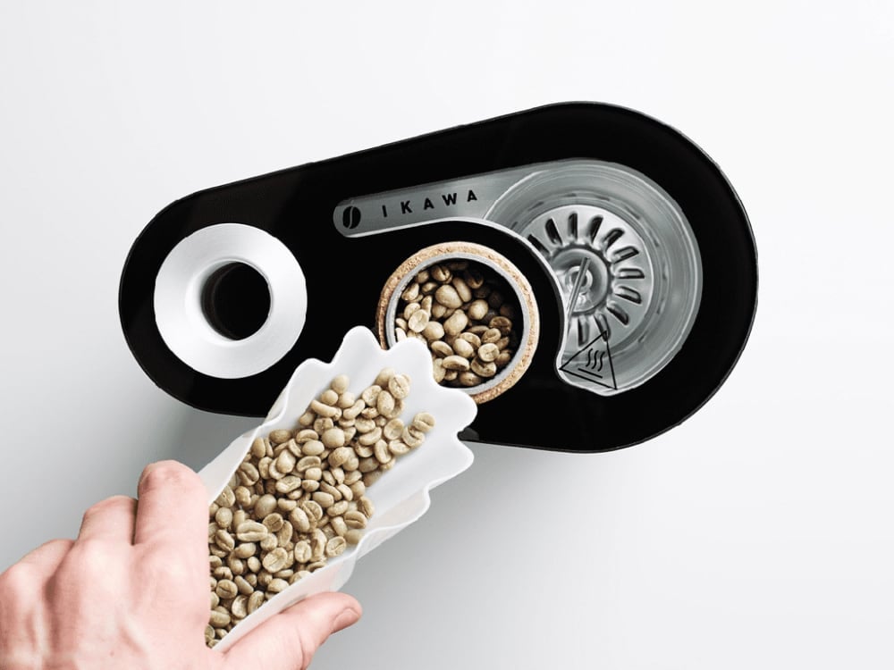 Sample coffee roasting