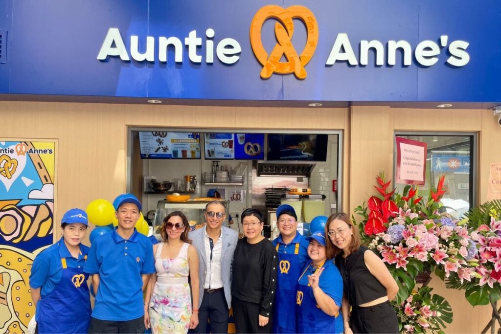 Auntie Anne's Hong Kong pretzels chain