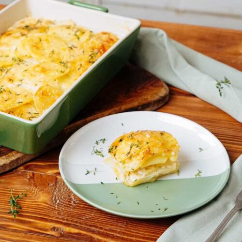 Creamy Potato Gratin Dauphinois - Easy French Potato Bake