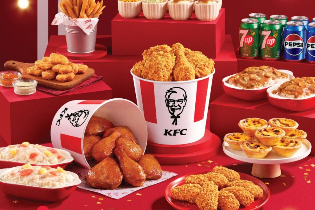 KFC fried chicken buy one get one free