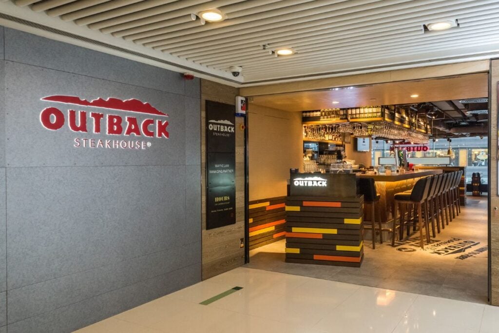 Outback Steakhouse closures Hong Kong