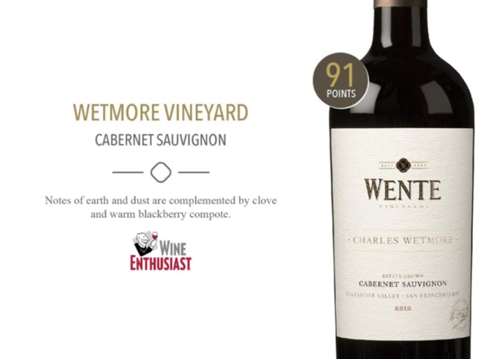 Wente Charles Wetmore “Single Vineyard” Cabernet Sauvignon 2017