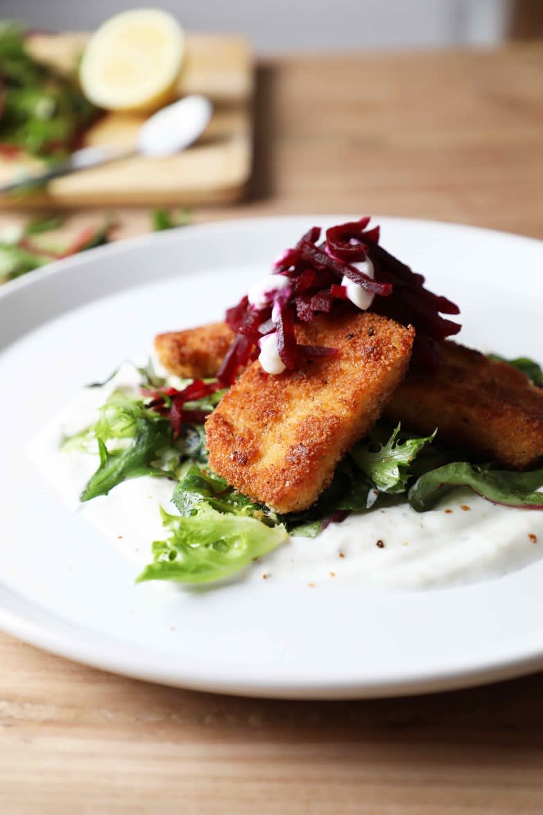 Halloumi & Beetroot Salad